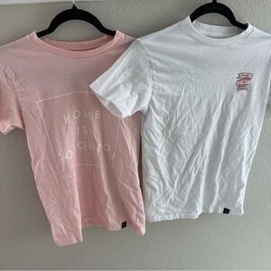 Peace collective set of two home is Toronto and Canada tshirt bundle